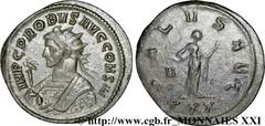 PROBUS(06-07/276-09/282)Marcus Aurelius Probus Aurelianus N° v21_3338    Date : 281 Nom de l'atelier : Italie, Ticinum (Pavie) Métal : billon Diamètre : 23mm Axe des coins : 5h. Poids : 3,59g. Degré d