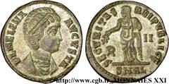 HELENE(+328) Flavia Julia Helenafemme de Constance Ier, mère de Constantin Ier - Augusta(324-328) Centenionalis ou nummus N° v21_3639    Date : 329-330 Nom de l'atelier : Egypte, Alexandrie Métal : cu