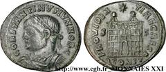 CONSTANTIN II(1/03/317-04/340)Flavius Claudius Julius ConstantinusCésar(1/03/317-9/09/337) Centenionalis ou nummus N° v21_3675    Date : 328 Nom de l'atelier : Viennoise, Arles (Arelatum ou Constantia