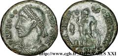 PROCOPE(28/09/365-27/05/366)Procopius Maiorina ou nummus, (PB, ئ 3) N° v21_3781    Date : 365-366 Nom de l'atelier : Constantinople Métal : cuivre Diamètre : 17,5mm Axe des coins : 5h. Poids : 3,61g. 