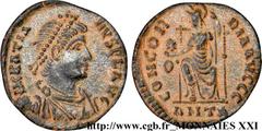 GRATIEN(24/08/367-25/08/383)Flavius Gratianus Nummus, (PB, ئ 3) N° v21_3813    Date : 379-383 Nom de l'atelier : Coelé Syrie, Antioche (Antiochia) Métal : cuivre Diamètre : 18mm Axe des coins : 11h. P