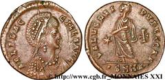 AELIA FLACCILLA(+386)ئlia Flaccillafemme de Théodose Ier, mère d'Arcadius et d'Honorius - Augusta(383-386) Maiorina pecunia ou nummus, (PB, ئ 2) N° v21_3830    Date : 383 Nom de l'atelier : Europe, Hé