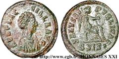 AELIA FLACCILLA(+386)ئlia Flaccillafemme de Théodose Ier, mère d'Arcadius et d'Honorius - Augusta(383-386) Nummus, (PB, ئ 4) N° v21_3831    Date : 383-384 Nom de l'atelier : Savie, Siscia (Sisak) Méta