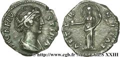 FAUSTINE MERE(+141)Annia Galeria FaustinaConsécration d'Antonin le Pieux Denier N° v23_0430    Date : c. après 147 Nom de l'atelier : Rome Métal : argent Diamètre : 17,5mm Axe des coins : 6h. Poids : 
