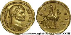 DIOCLETIEN(20/11/284-1/05/305)Caius Aurelius Valerius DiocletianusAuguste (20/11/284-1/05/305) Aureus N° v23_0607    Date : 287 Nom de l'atelier : Asie, Cyzique Métal : or Diamètre : 20mm Axe des coin