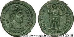 VALENS(28/03/364-9/08/378)Flavius Valens Demi-maiorina ou nummus, (PB, ئ 3) N° v23_0642    Date : 364 Nom de l'atelier : Pannonie, Sirmium Métal : bronze Diamètre : 20,5mm Axe des coins : 6h. Poids : 