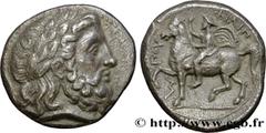 MACEDONIA - MACEDONIAN KINGDOM - PHILIP II Type : Tétradrachme  Date : c. 355-349/8 AC.  Mint name / Town : Macédoine, Amphipolis  Metal : silver  Diameter : 25  mm Orientation dies : 4  h. Weight : 1