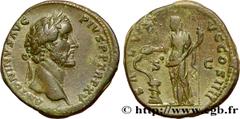 ANTONINUS PIUS Type : Sesterce  Date : 151-152  Mint name / Town : Rome  Metal : bronze  Diameter : 33  mm Orientation dies : 6  h. Weight : 24,60  g. Rarity : R1  Obverse legend : ANTONINVS AVG - PIV