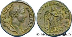 SEVERUS ALEXANDER Type : Sesterce  Date : 230  Mint name / Town : Rome  Metal : copper  Diameter : 31  mm Orientation dies : 12  h. Weight : 21,99  g. Rarity : R1  Officine : 3e  Obverse legend : IMP 