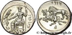 Greek Coins CILICIA - TARSOS - MAZAIOS SATRAP Statère c. 340 AC. Cilicie, Tarse silver (23,5mm, 10,94g, 6h) Obverse : (BLTRZ, "Baal Tarz" = Baaltars) en araméen Baaltars assis à gauche, tourné à gauch