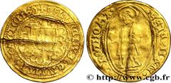 French Feudal Coins LORRAINE - CITÉ DE METZ Florin d'or n.d. Metz R2 gold (23,5mm, 3,32g, 9h) Obverse : + '.FLORENVS'. CIVITATIS'. METENS.', (ponctuation par croissant et annelet) Écu de Metz dans un 