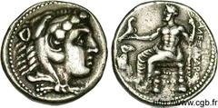 ROYAUME DE MACEDOINE - ALEXANDRE III LE GRAND(336-323 avant J.-C.)Monnayage au nom et au type d'Alexandre III le Grand Tétradrachme N° v11_0048    Date : c. 325-320 AC. Nom de l'atelier : Syrie, Damas
