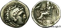 ROYAUME DE MACEDOINE - PHILIPPE III ARRHIDEE(323-316 avant J.-C.)Monnayage au nom et au type d'Alexandre III le Grand Drachme N° v11_0056    Date : c. 323-319 AC. Nom de l'atelier : Ionie, Colophon Mé