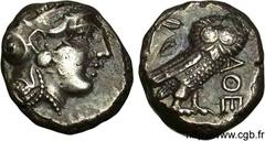 ATTIQUE - ATHENES(393-323 avant J.-C.) Tétradrachme N° v11_0092    Date : c. 330 AC. Nom de l'atelier : Attique, Athènes Métal : argent Diamètre : 23mm Axe des coins : 6h. Poids : 17,26g. Etat de cons