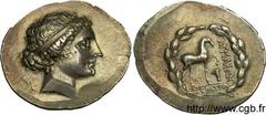 EOLIDE - CYME(IIe siècle avant J.-C.) Tétradrachme stéphanophore N° v11_0116    Date : c. 160 AC. Nom de l'atelier : Eolide, Cymé, monétaire Straton Métal : argent Diamètre : 33,5mm Axe des coins : 12