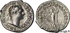DOMITIEN(12/69-18/09/96)Titus Flavius Domitianus Auguste(13/09/81-18/09/96) Denier N° v11_0254    Date : 95-96 Nom de l'atelier : Rome Métal : argent Diamètre : 18mm Axe des coins : 6h. Poids : 2,93g.