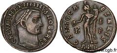 MAXIMIN II DAIA(1/05/305-04/313)Caius Galerius Valerius MaximinusCésar(1/05/305-310) Follis ou nummus N° v11_0421    Date : 308-309 Nom de l'atelier : Egypte, Alexandrie Métal : cuivre Diamètre : 22mm