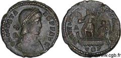 CONSTANS(25/12/335-18/01/350)Flavius Julius ConstansAuguste(9/09/337-18/01-350) Maiorina N° v11_0478    Date : 349-350 Nom de l'atelier : Belgique, Trèves Métal : cuivre Diamètre : 23mm Axe des coins 