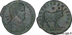 JULIEN II LE PHILOSOPHE(6/11/355-26/06/363)Flavius Claudius JulianusAuguste(02/360-26/06/363) Double maiorina N° v11_0501    Date : 363 Nom de l'atelier : Lyonnaise, Lyon Métal : cuivre Diamètre : 27m