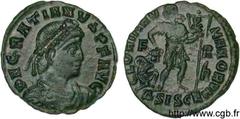 GRATIEN(24/08/367-25/08/383)Flavius Gratianus Nummus, (ئ 3) N° v11_0517    Date : 372 Nom de l'atelier : Savie, Siscia Métal : cuivre Diamètre : 17,5mm Axe des coins : 6h. Poids : 1,76g. Etat de conse