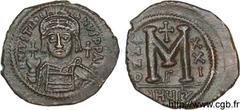 JUSTINIEN Ier(1/08/527-14/11/565) Follis N° v11_0537    Date : 547-548 Nom de l'atelier : Théoupolis, (Antioche) Métal : cuivre Diamètre : 35mm Axe des coins : 6h. Poids : 17,85g. Degré de rareté : R1
