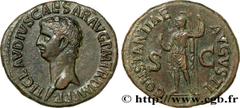 Coinage of the Julio-Claudian dynasty CLAUDIUS As 50-54 Rome R1 copper (29mm, 11,88g, 6h) Obverse : TI CLAVDIVS CAESAR AVG P M TR P IMP P P Tête nue de Claude à gauche (O°1) Reverse : CONSTANTIAE - AV