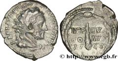 Coinage of the Antonine dynasty COMMODUS Denier Augustus 192 Rome R1 silver (19mm, 3,10g, 6h) Obverse : L AEL AVREL COMM AVG P FEL Tête de Commode à droite, coiffée de la léonté sous les traits d'Herc