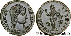 Coinage from the Tetrarchy and Constantine I GALERIA VALERIA Follis ou nummus Daughter of Diocletian, wife of Galerius - Augusta 308-310 Alexandrie R1 copper (24,5mm, 7,05g, 12h) Obverse : GAL VAL-ERI