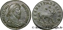 Coinage of the Christian Empire JULIAN II THE PHILOSOPHER Double maiorina, (GB, Æ 1) Augustus 362-363 Cyzique R1 copper (28mm, 8,35g, 6h) Obverse : D N FL CL IVLI-ANVS P F AVG Buste barbu, diadémé, dr