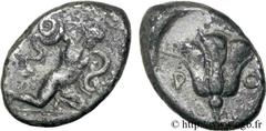CARIE - خLES DE CARIE - RHODES(Ve - IVe siècles avant J.-C.) Tridrachme ou double sicle N° v24_0101    Date : 394-387 AC. Nom de l'atelier : Rhodes Métal : argent Diamètre : 20,6mm Axe des coins : 12h