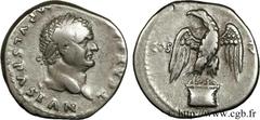 TITUS(1/07/69-13/09/81)Titus Flavius VespasianusCo-empereur(07/71-24/06/79) Denier N° v24_0293    Date : 76 Nom de l'atelier : Rome Métal : argent Diamètre : 17,5mm Axe des coins : 6h. Poids : 3,35g. 