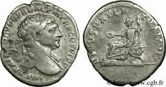 TRAJAN et TRAJAN PERE(115)Marcus Ulpius Traianus Pater et Marcus Ulpius Traianus Denier N° v24_0335    Date : 115 Nom de l'atelier : Rome Métal : argent Diamètre : 20mm Axe des coins : 6h. Poids : 3,1