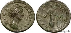 FAUSTINE MERE(+141)Annia Galeria FaustinaConsécration d'Antonin le Pieux Sesterce, (GB, ئ 33) N° v24_0383    Date : c. après 147 Nom de l'atelier : Rome Métal : bronze Diamètre : 33mm Axe des coins : 