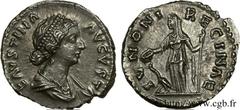 FAUSTINE JEUNE(+175)Annia Galeria FaustinaAugusta(146-175) Denier N° v24_0402    Date : 161-175 Nom de l'atelier : Rome Métal : argent Diamètre : 16,5mm Axe des coins : 6h. Poids : 3,45g. Etat de cons