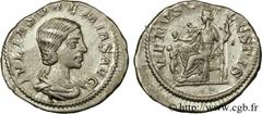 JULIA SOEMIAS(+222)Julia SoوmiasMère d'Elagabal, fille de Julia Maésa, sœur de Julia Mamée - Augusta(219-222) Denier N° v24_0497    Date : 219 Nom de l'atelier : Rome Métal : argent Diamètre : 18,5mm 