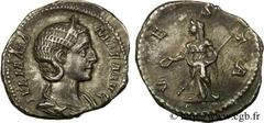 JULIA MAMEE(+235)Julia MamaeaFille de Julia Mوsa, mère d'Alexandre Sévère - Augusta(221-235) Denier N° v24_0517    Date : 227 Nom de l'atelier : Rome Métal : argent Diamètre : 18mm Axe des coins : 6h.