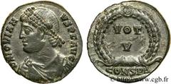 JOVIEN(27/06/363-17/02/364)Flavius Claudius Jovianus Maiorina ou nummus, (PB, ئ 3) N° v24_0780    Date : 363-364 Nom de l'atelier : Constantinople Métal : cuivre Diamètre : 19,5mm Axe des coins : 6h. 