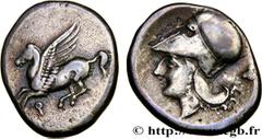 CORINTHIA - CORINTH Type : Statère  Date : c. 340 AC  Mint name / Town : Corinthe, Corinthie  Metal : silver  Diameter : 22  mm Orientation dies : 12  h. Weight : 8,44  g. Obverse legend : Q (kappa ar