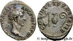 NERVA Type : Denier  Date : 97  Mint name / Town : Rome  Metal : silver  Millesimal fineness : 900  ‰ Diameter : 18  mm Orientation dies : 7  h. Weight : 3,26  g. Rarity : R1  Obverse legend : IMP NER