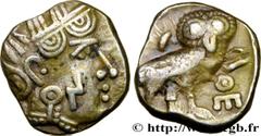 ARABIA FELIX - SABEAN Type : Drachme  Date : c. -300-200 AC.  Mint name / Town : Atelier incertain  Metal : silver  Diameter : 16  mm Orientation dies : 6  h. Weight : 5,32  g. Rarity : R1  Obverse le