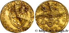 ITALY - FLORENCE - ALEXANDER OF MEDICIS Type : Scudo au soleil  Date : (1318)  Date : n.d.  Mint name / Town : Florence  Quantity minted : -  Metal : gold  Diameter : 25,6  mm Orientation dies : 6  h.