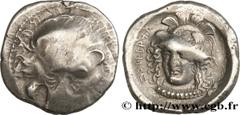 LYCIA - SATRAPS OF LYCIA - ZAGABA Type : Tiers de statère  Date : c. 400- 380 AC.  Mint name / Town : Antiphellos  Metal : silver  Diameter : 16  mm Orientation dies : 6  h. Weight : 2,92  g. Rarity :