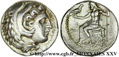 ROYAUME DE MACEDOINE - ALEXANDRE III LE GRAND(336-323 avant J.-C.)Monnayage au nom et au type d'Alexandre III le Grand Tétradrachme N° v25_0057    Date : c. 325-323 AC. Nom de l'atelier : Babylonie, B