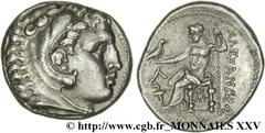 ROYAUME DE MACEDOINE - CASSANDRE(319-297 avant J.-C.)Monnayage au nom et au type d'Alexandre III le Grand Tétradrachme N° v25_0065    Date : c. 315-294 AC. Nom de l'atelier : Macédoine, Amphipolis Mét