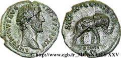 ANTONIN LE PIEUX(25/02/138-7/03/161)Titus Aurelius Fulvus Boionius Arrius AntoninusAuguste(10/07/138-7/03/161) As, (MB, ئ, 27) N° v25_0283    Date : 148-149 Nom de l'atelier : Rome Métal : cuivre Diam