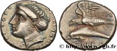 Greek Coins PAPHLAGONIA - SINOPE Type : Drachme  Date : c. 330-300 AC.  Mint name / Town : Sinope  Metal : silver  Diameter : 16  mm Orientation dies : 6  h. Weight : 5,03  g. Rarity : R1  Obverse leg