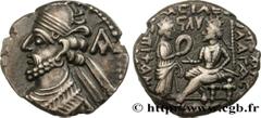 Greek Coins PARTHIA - PARTHIAN KINGDOM - VOLOGASES III Type : Tétradrachme  Date : an 436  Mint name / Town : Séleucie du Tigre  Metal : silver  Diameter : 25  mm Orientation dies : 12  h. Weight : 14