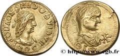 Provincial Coins SEVERUS ALEXANDER Type : Statère  Date : an 519  Mint name / Town : Panticapée, Bosphore  Metal : electrum  Millesimal fineness : 200  ‰ Diameter : 21  mm Orientation dies : 11  h. We