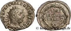 Roman coins VALERIAN I Type : Antoninien  Date : septembre - octobre  Date : 253  Mint name / Town : Rome  Metal : billon  Millesimal fineness : 250  ‰ Diameter : 20  mm Orientation dies : 12  h. Weig