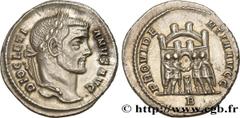 Roman coins DIOCLETIAN Type : Argenteus  Date : 295-297  Mint name / Town : Rome  Metal : silver  Millesimal fineness : 900  ‰ Diameter : 20  mm Orientation dies : 6  h. Weight : 3,00  g. Rarity : R2 